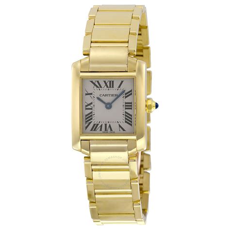 cartier watch tank gold|cartier gold tank francaise watch.